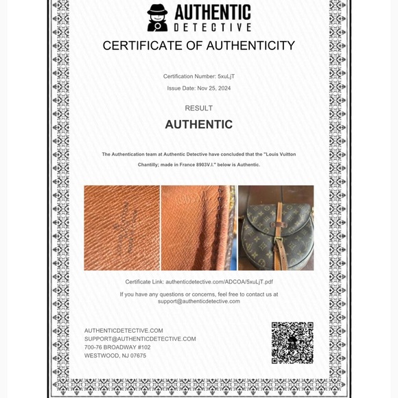 Louis Vuitton Chantilly crossbody EUC - Picture 14 of 14